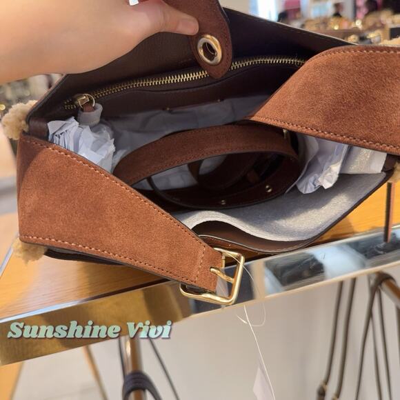 NWT Coach CCZ26 Hadley Convertible Crossbody Bag Vintage Brown Gold Multi - Picture 7 of 8